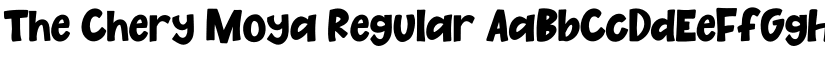 The Chery Moya font download