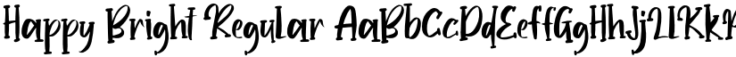 Happy Bright Regular font