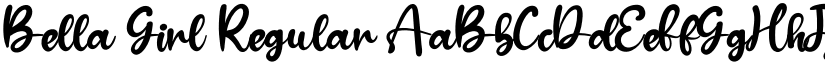 Bella Girl Regular font