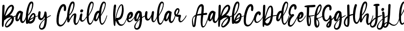 Baby Child Regular font