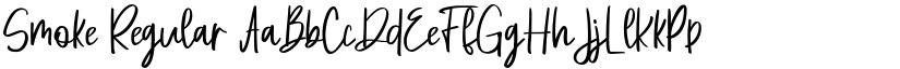 Smoke Regular font