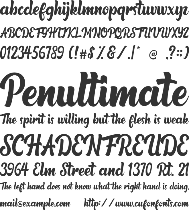 Qintoun font preview