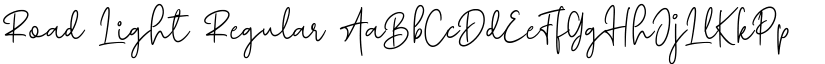 Road Light Regular font