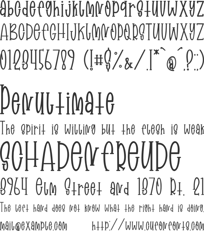 Magician font preview