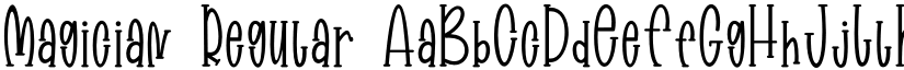 Magician Regular font