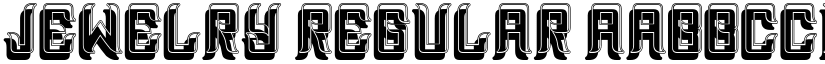 Jewelry Regular font