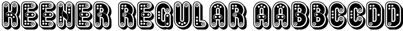 Keener Regular font