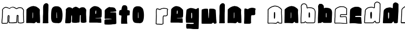 Malomesto Regular font