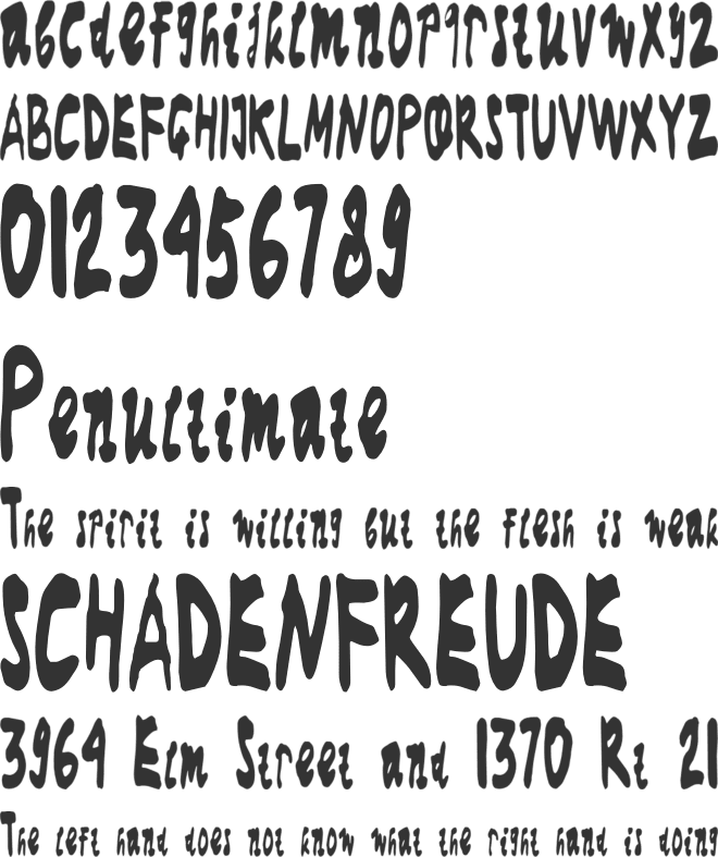 effendi font preview