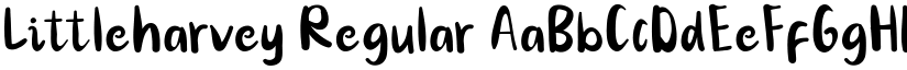 Littleharvey Regular font