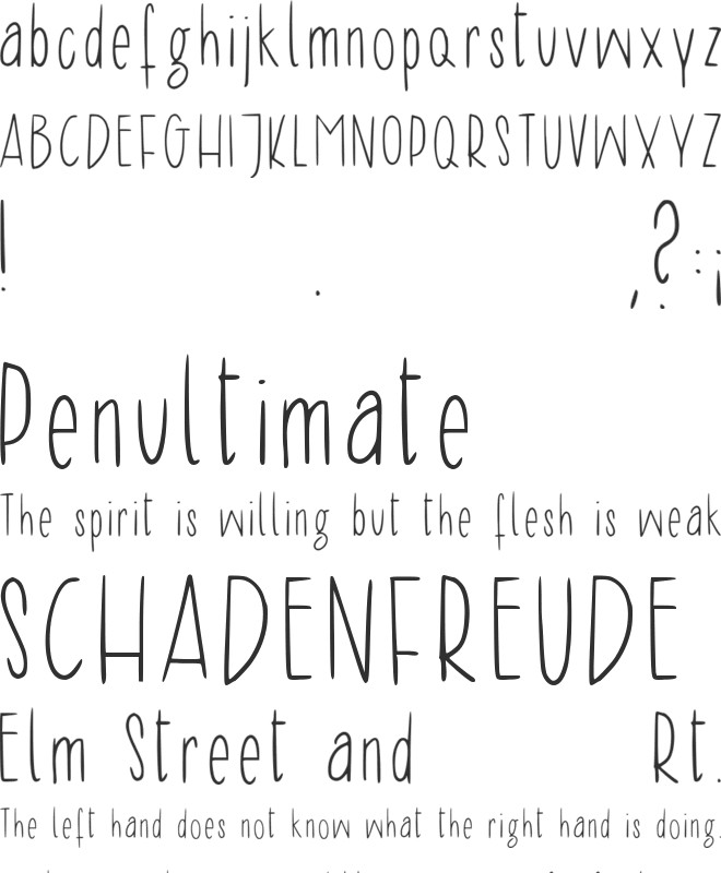 Abcl font preview