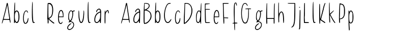 Abcl Regular font