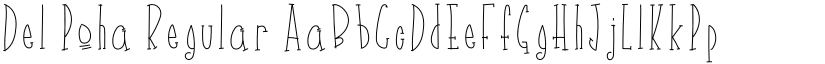Del Poha Regular font