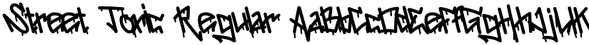 Street Toxic Regular font