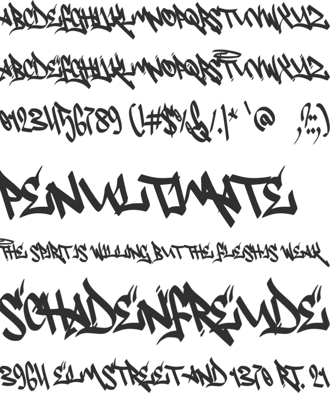 a Another Tag font preview