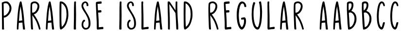 Paradise Island Regular font