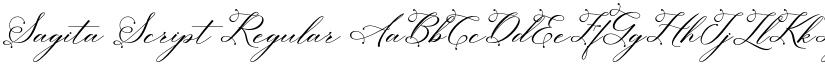 Sagita Script font download