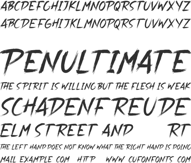 Ratoela Free font preview