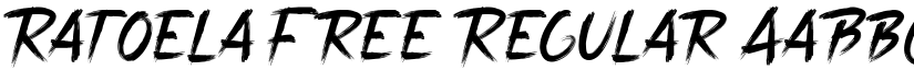 Ratoela Free font download