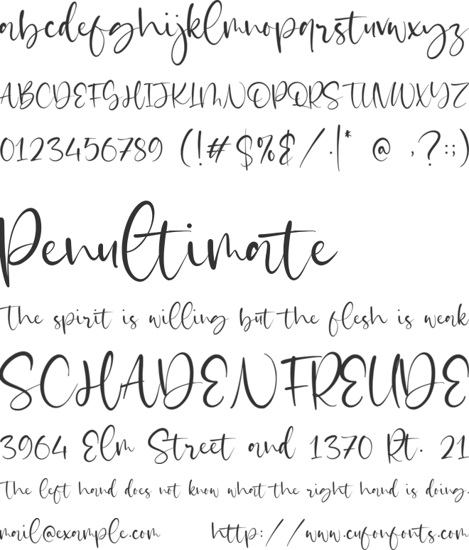 Castilla font preview