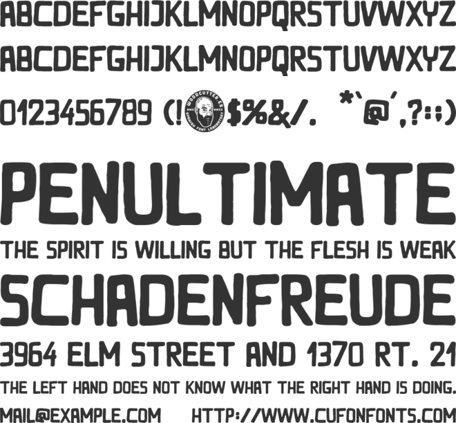 Rocking Bunny font preview