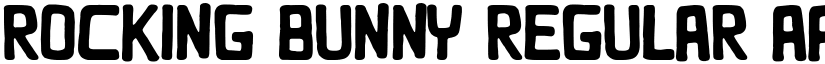 Rocking Bunny Regular font