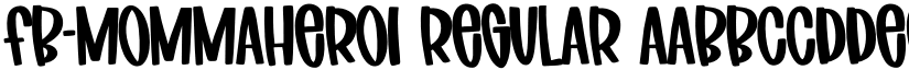 FB-MommaHero1 Regular font