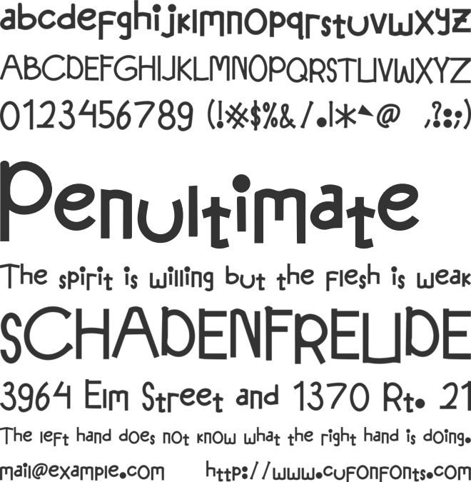 City Series font preview