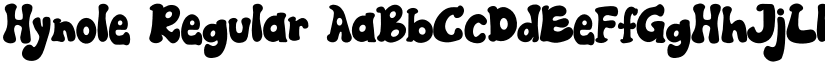 Hynole Regular font