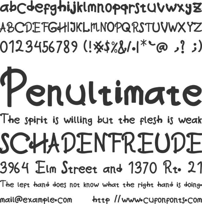 Lylac Display font preview