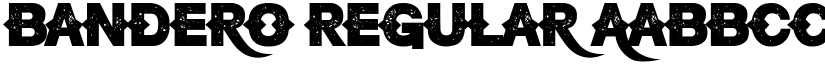 Bandero Regular font