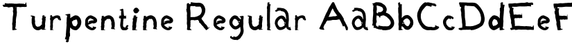 Turpentine font download