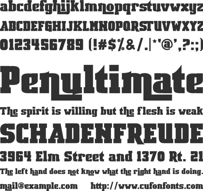 Expaing font preview
