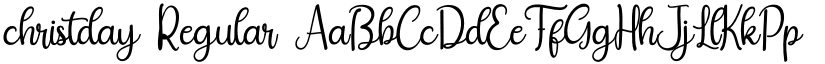 christday Regular font