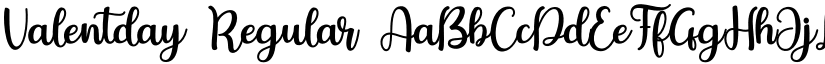 Valentday Regular font