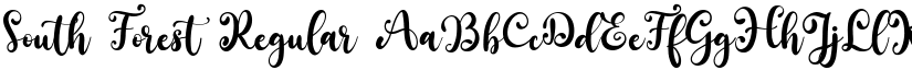 South Forest font download