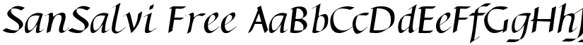 SanSalvi font download