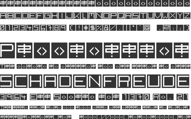 Back to heavy coat fat ground font preview