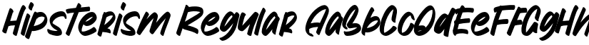 Hipsterism Regular font