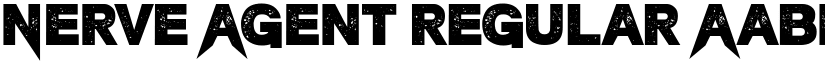 Nerve Agent Regular font