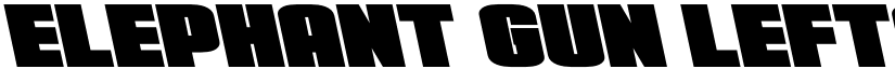 Elephant Gun Leftalic Regular font