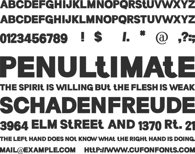 LCt50 font preview