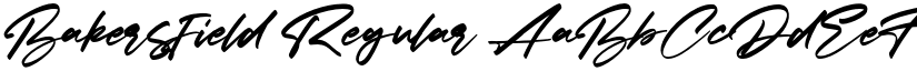 Bakersfield Regular font