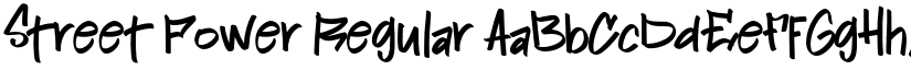 Street Power Regular font
