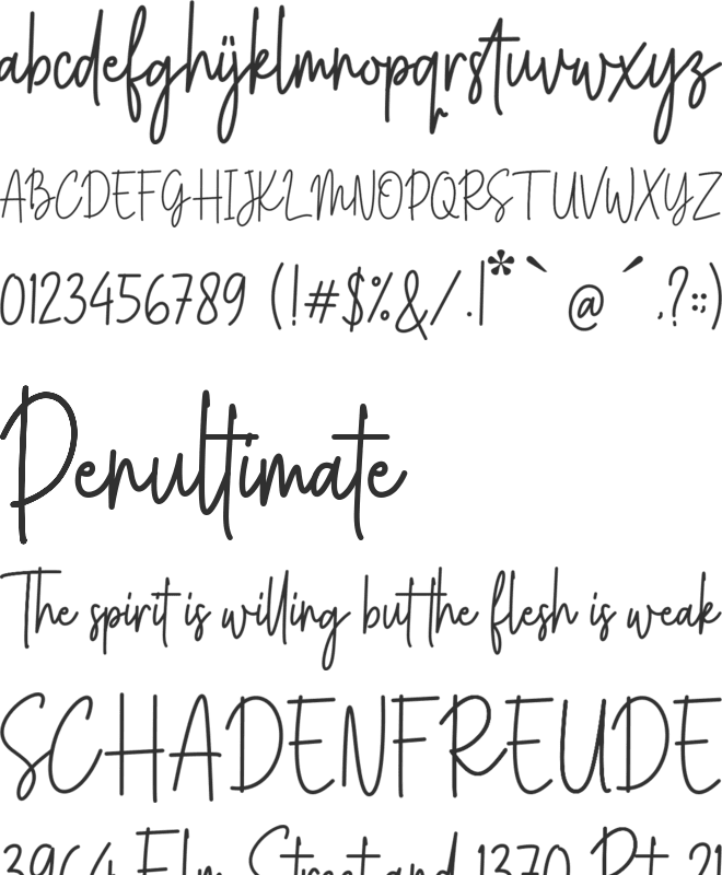 Youth Syndicate font preview