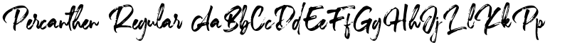 Percanthen font download