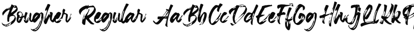 Bougher font download