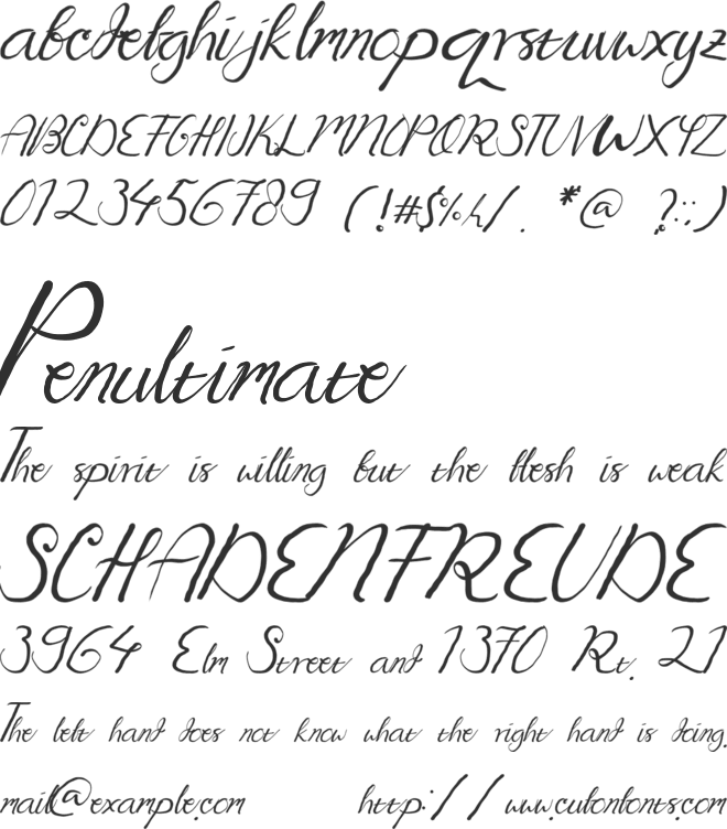 Balinese font preview