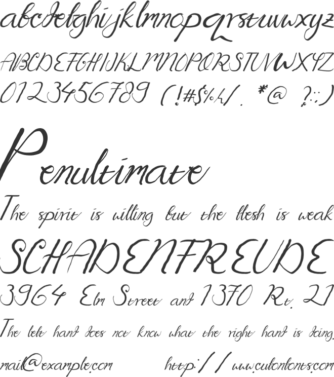 Balinese font preview