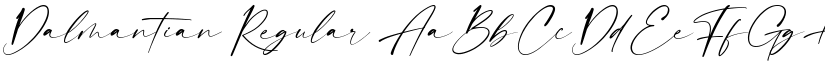 Dalmantian Regular font